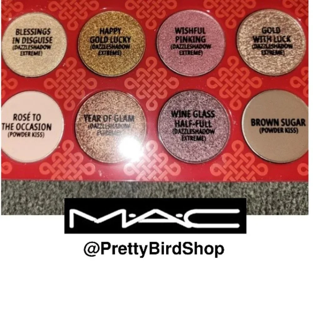 MAC 8 shadow palette neutral Year of Glam New Year NIB Limited Edition last one!
